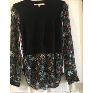 Veronica Beard XS cashmere & silk sweater/shirt